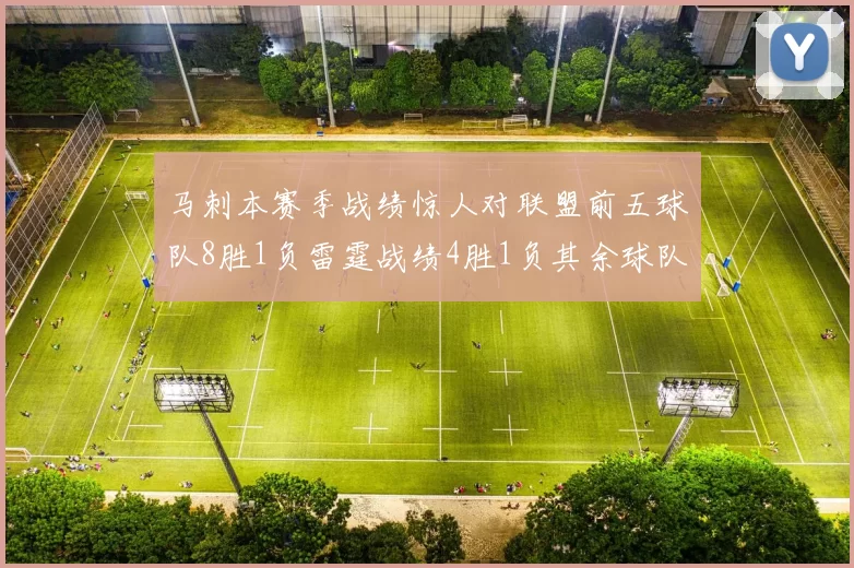 马刺本赛季战绩惊人对联盟前五球队8胜1负雷霆战绩4胜1负其余球队全胜